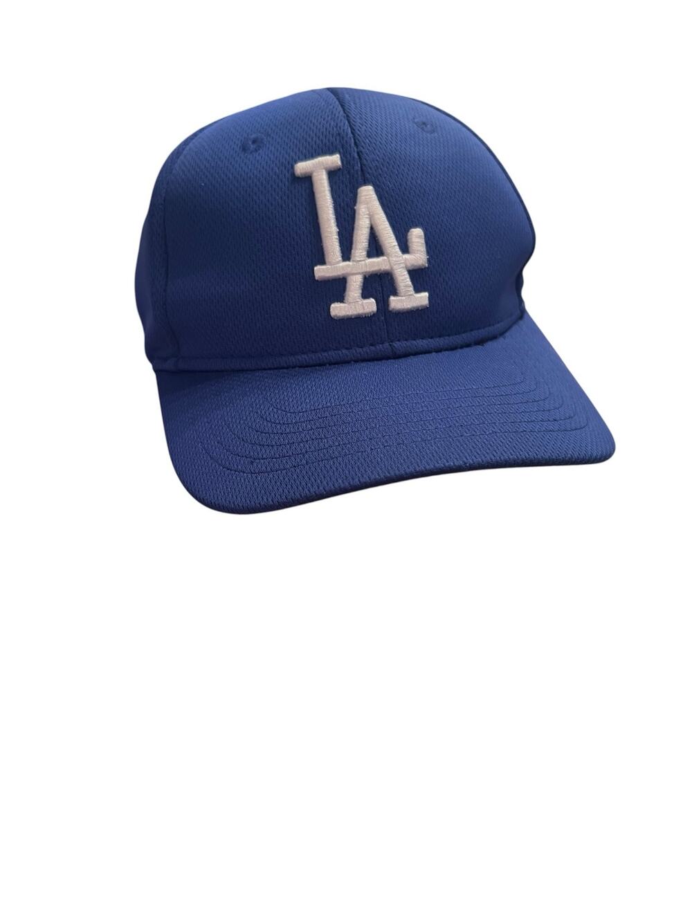 OC Sports Youth OS Blue LA Dodgers Embroidered Velcro Closure Mesh Baseball Cap